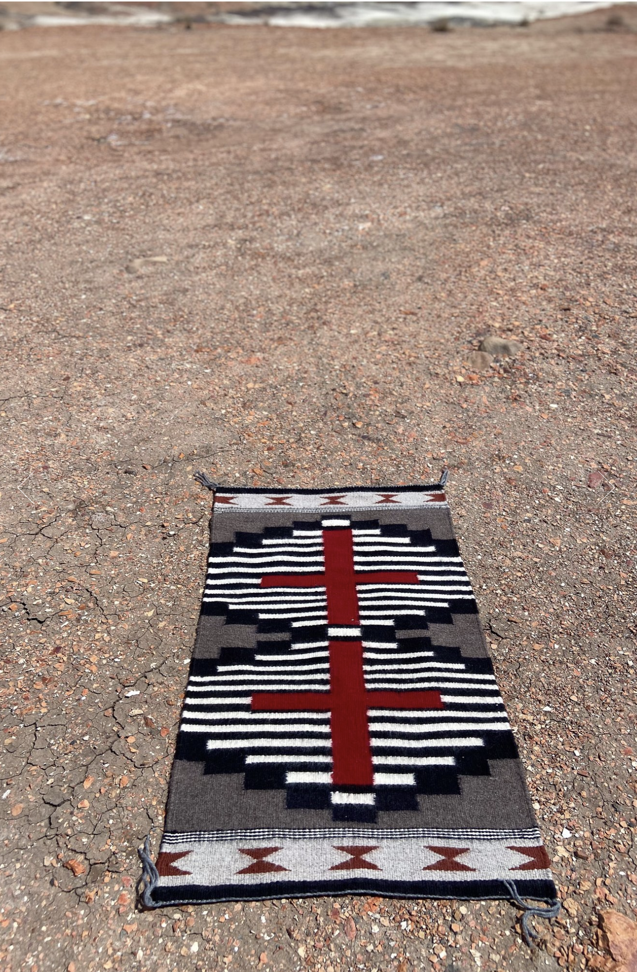 Vintage Navajo Handwoven Rug