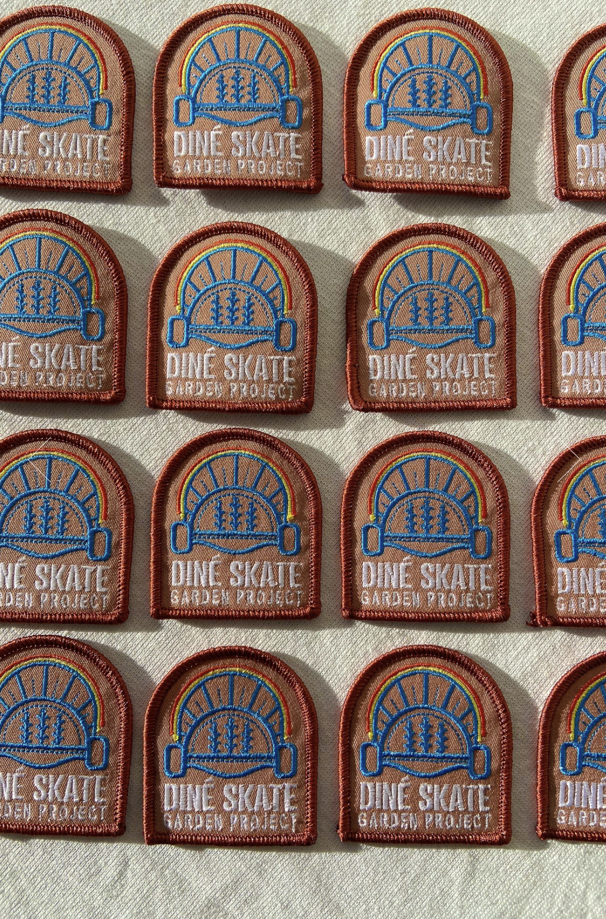 ++ Diné Skate Garden Project Embroidered Patch++