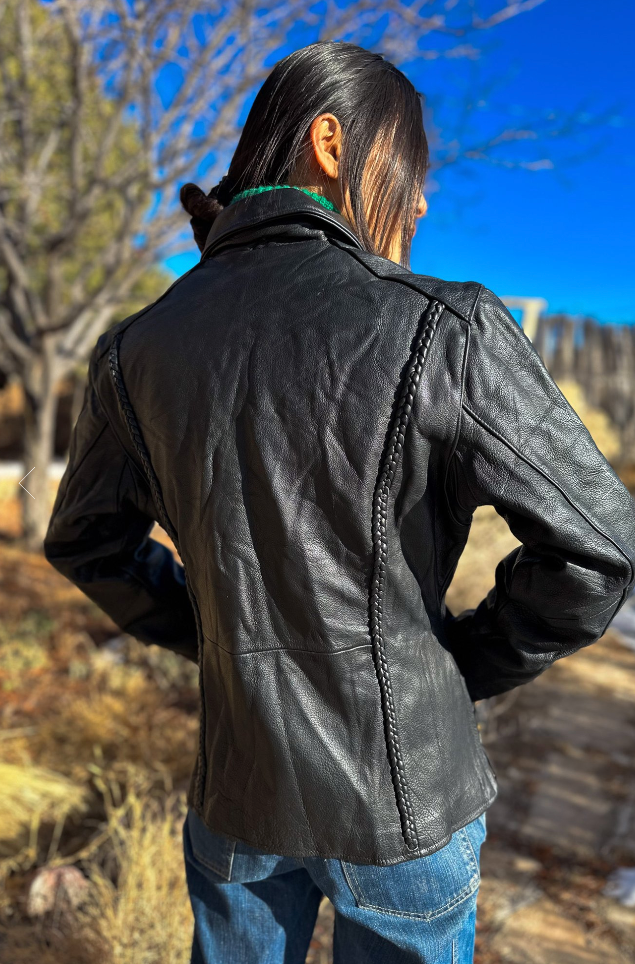 Vintage Leather Biker Jacket