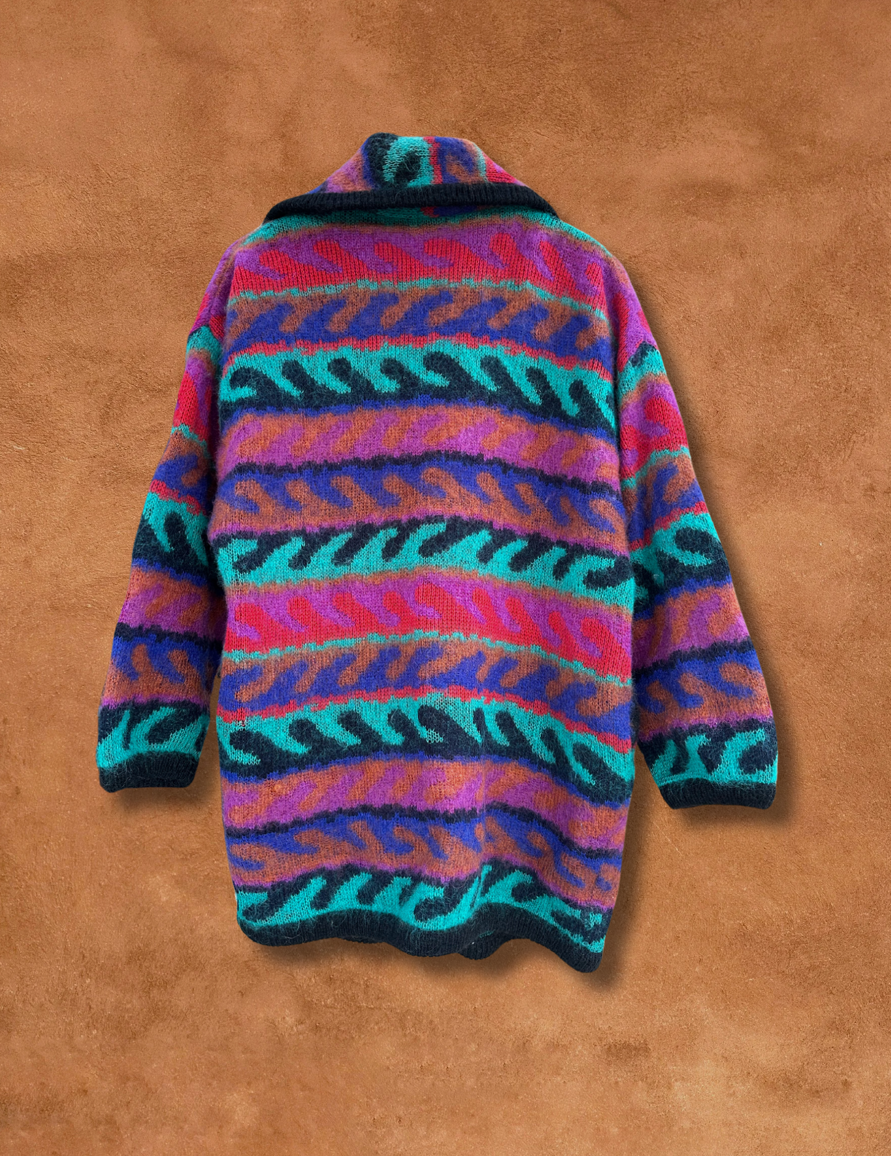 Vintage 80s Geo Cardigan